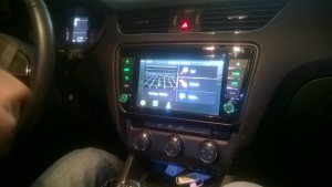 Yeni Skoda Octavia navigasyon multimedya cihazı