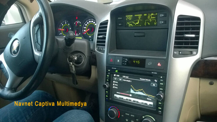 Chevrolet Captiva navigasyon multimedya cihazı