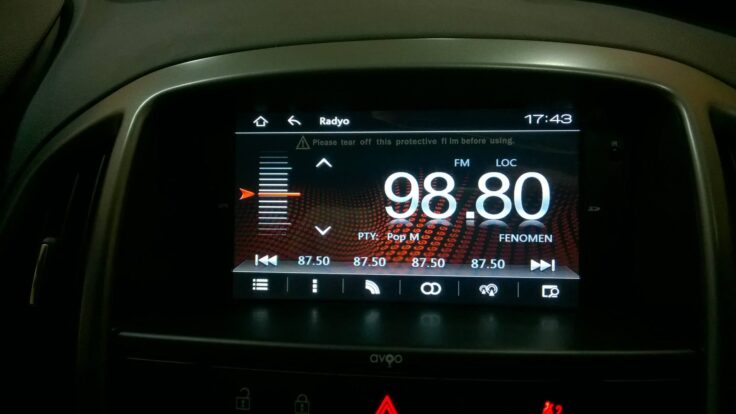 Honda Civic navigasyon multimedya sistemi