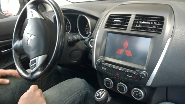 Mitsubishi ASX navigasyon multimedya cihazı