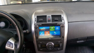 Toyota Corolla navigasyon multimedya sistemi