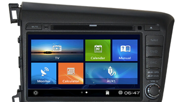 Yeni Honda Civic navigasyon multimedya cihazı 2012-2015